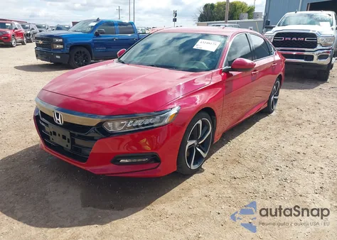 2018 Honda Accord Sport из США, поврежденный, VIN 1HGCV1F35JA091348